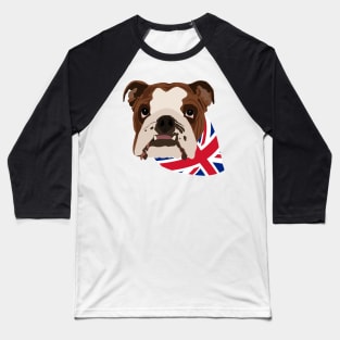 British Bulldog - Union Jack Bandana Baseball T-Shirt